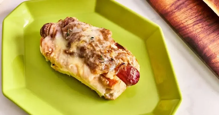 Foto da receita de Cachorros-Quentes à Francesa com Cebola