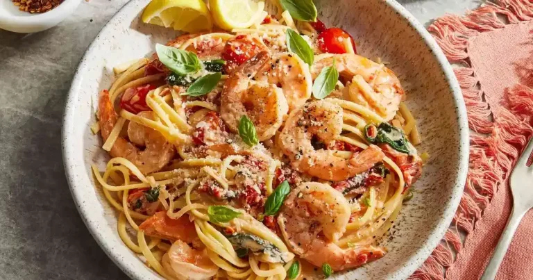Foto da receita de Camarões ao Manteiga Toscana