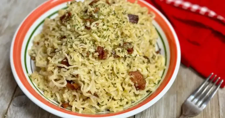 Foto da receita de Carbonara de Ramen Instantâneo