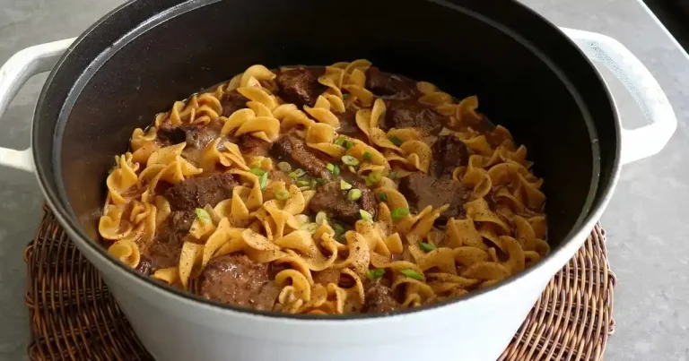 Foto da receita de Carne com Macarrão à Moda Amish