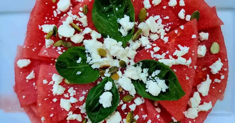 Foto da receita de Carpaccio de Melancia