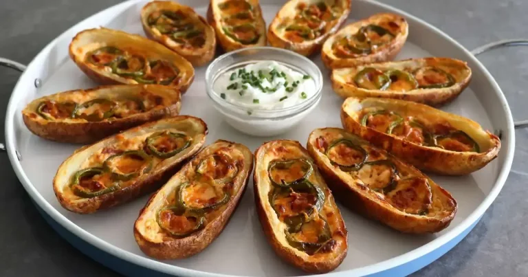 Foto da receita de Casquinhas de Batata com Jalapeño e Cream Cheese