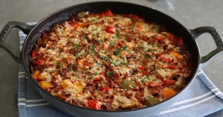 Foto da receita de Casserola de Pimentão Recheado