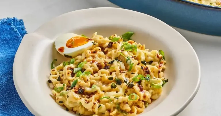 Foto da receita de Casserole de Ramen Buldak com Queijo
