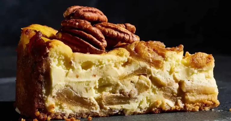 Foto da receita de Cheesecake de Caramelo com Maçã e Brandy