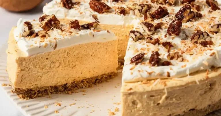 Foto da receita de Cheesecake de Cenoura Sem Forno