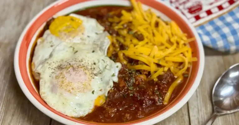 Foto da receita de Chili e Ovos