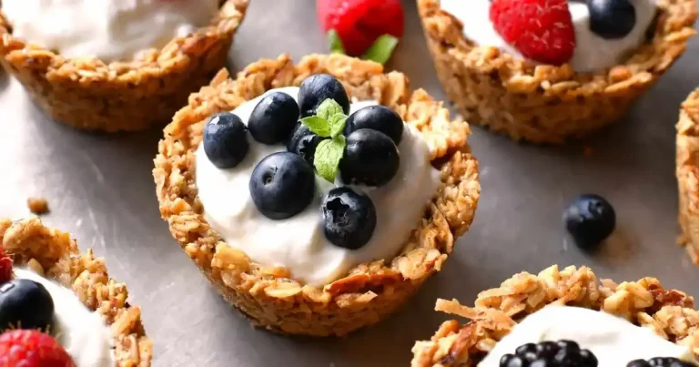 Foto da receita de Copinhos de Granola