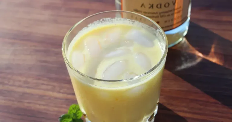 Foto da receita de Coquetel Cremoso de Manga