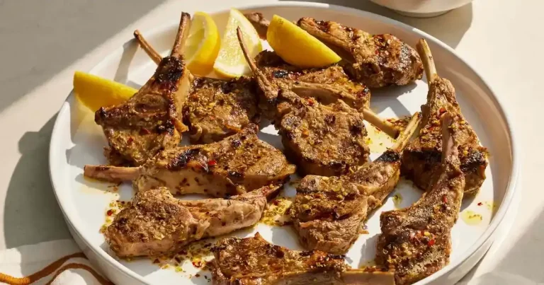 Foto da receita de Costeletas de Cordeiro Grelhadas à Grega