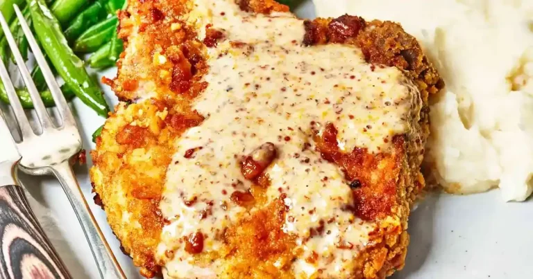 Foto da receita de Costeletas de Porco com Mostarda e Mel e Pretzels