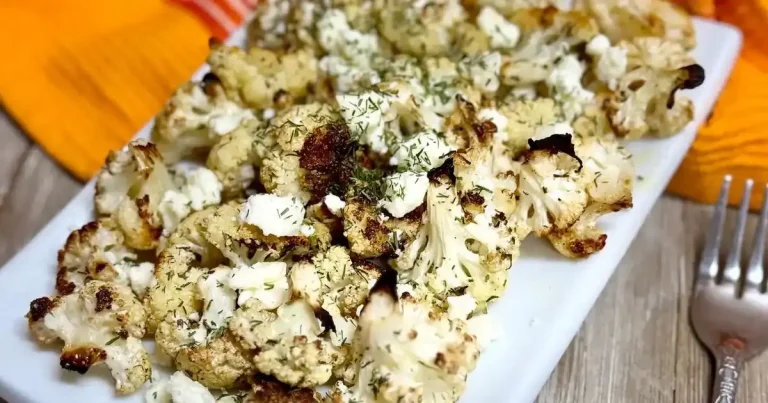 Foto da receita de Couve-flor Assada com Feta