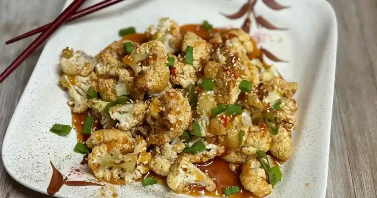 Foto da receita de Couve-flor Assada Doce e Picante