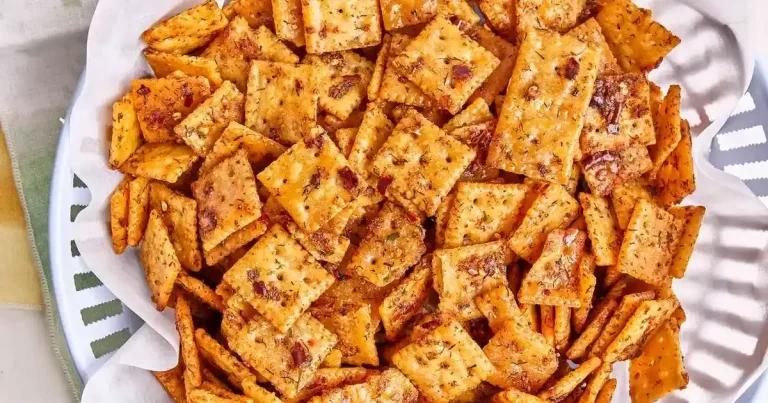 Foto da receita de Crackers de Ranch com Picles Picantes