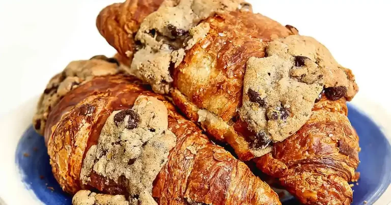 Foto da receita de Croissant Recheado com Cookie Dough