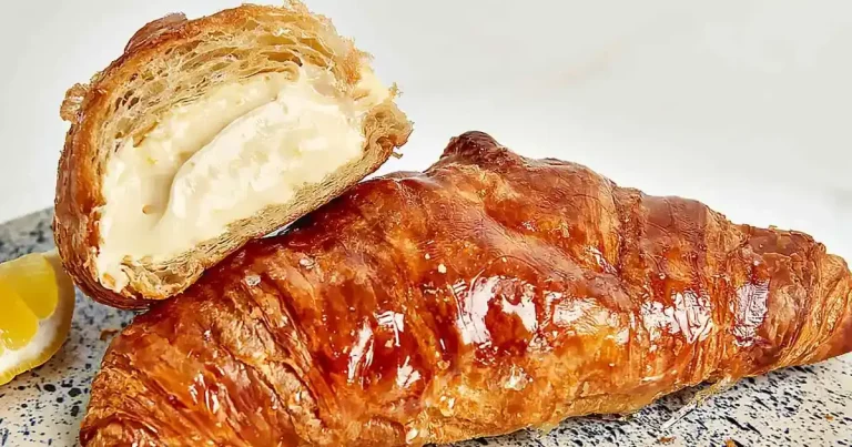 Foto da receita de Croissants de Creme Brulée de Cheesecake de Limão