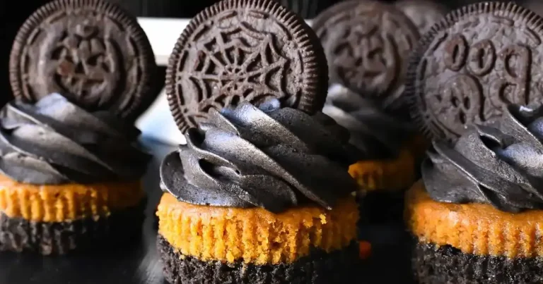 Foto da receita de Cupcakes de Abóbora com Oreo