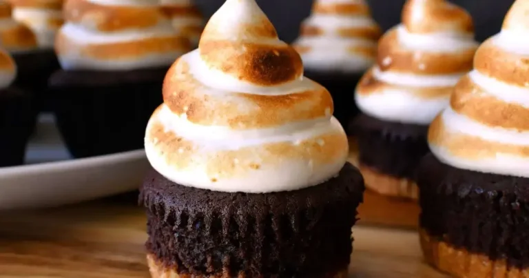Foto da receita de Cupcakes de S’mores