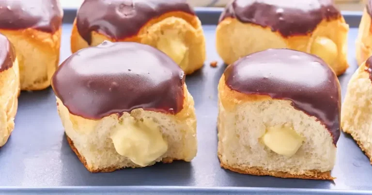 Foto da receita de Donuts Havaianos com Creme de Boston
