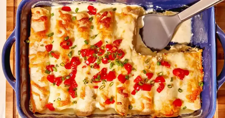 Foto da receita de Enchiladas de Frango Cremosas