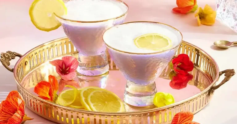 Foto da receita de Fizz de Gin Violeta