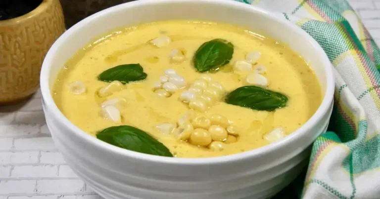 Foto da receita de Gazpacho de Milho Doce