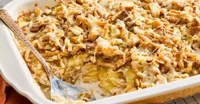 Foto da receita de Gratinado de Batata com Cebola Crocante