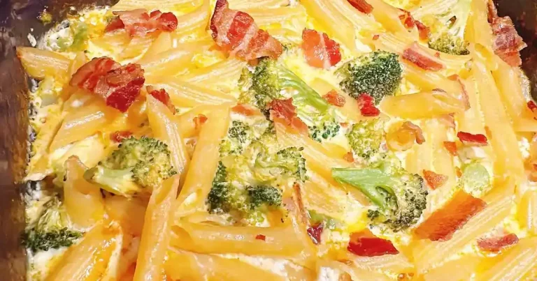 Foto da receita de Gratinado de Macarrão com Bacon e Brócolis