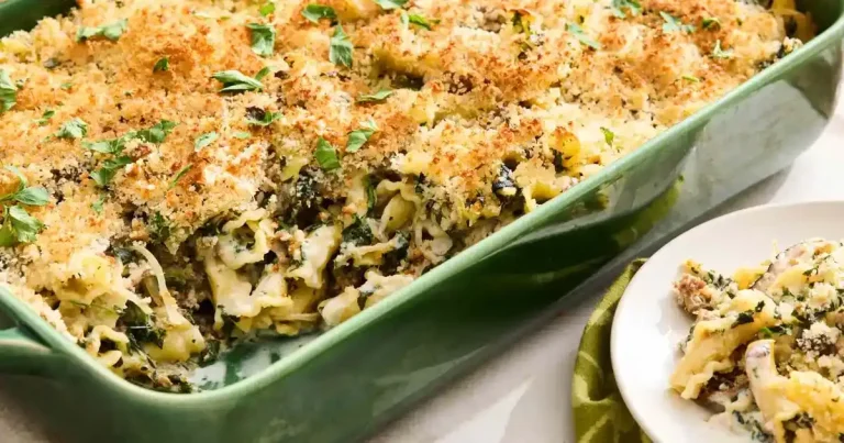 Foto da receita de Gratinado de Macarrão com Cogumelos Recheados