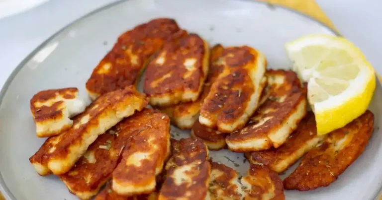 Foto da receita de Halloumi Frito na Frigideira
