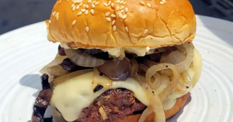Foto da receita de Hambúrgueres de Cebola Francesa