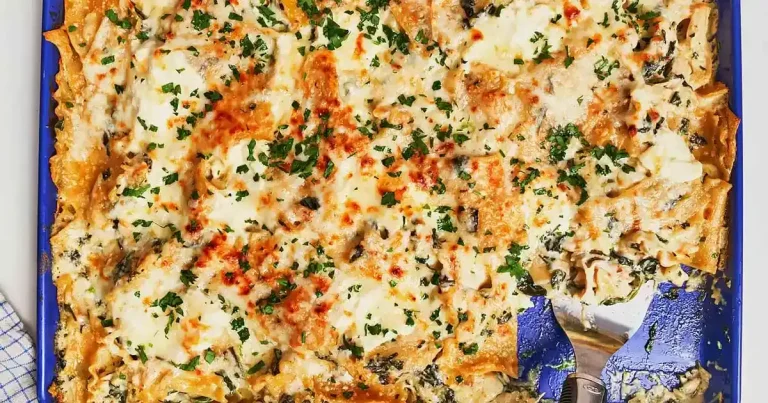 Foto da receita de Lasanha de Frango Alfredo na Assadeira