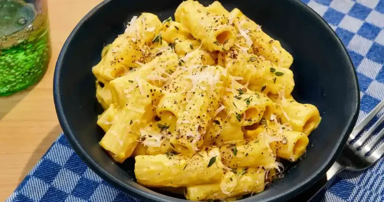 Foto da receita de Macarrão Cremoso com Queijo de Abóbora Butternut