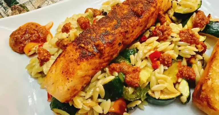 Foto da receita de Orégano Calabrese com Orzo e Legumes