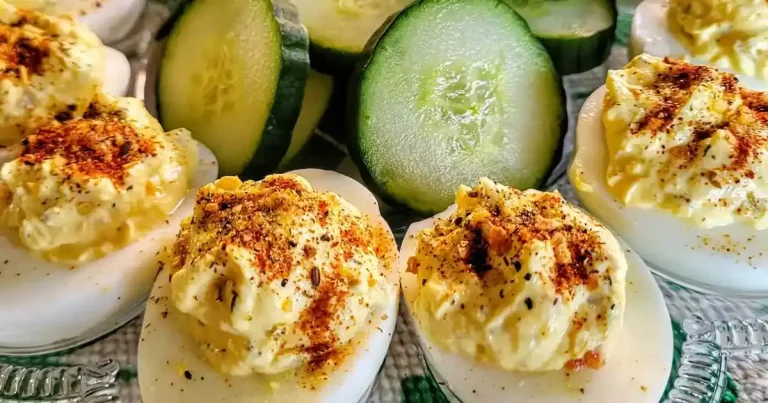 Foto da receita de Ovos Recheados ao Estilo Mediterrâneo