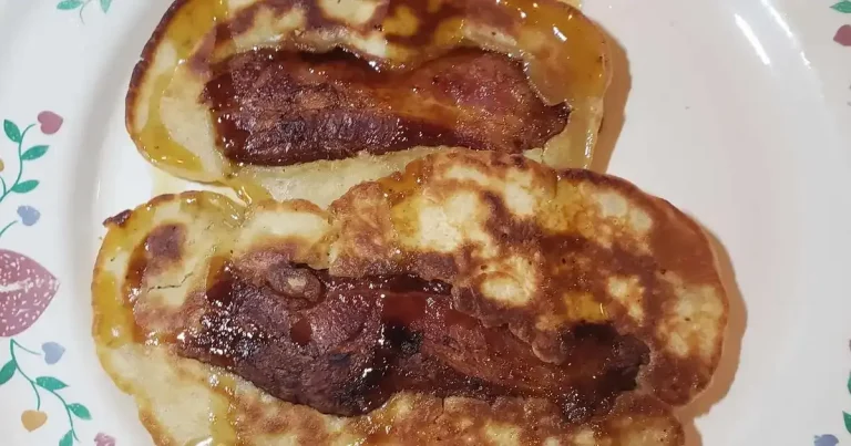 Foto da receita de Panquecas de Bacon