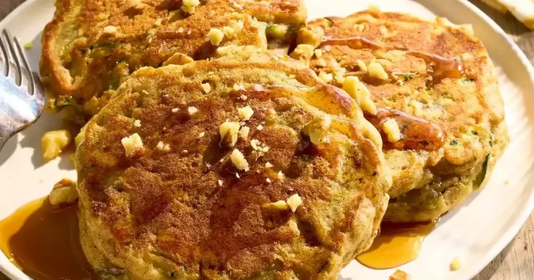 Foto da receita de Panquecas de Pão de Abobrinha