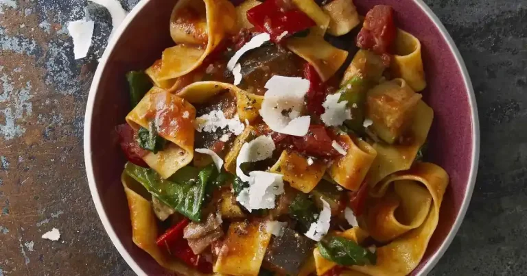 Foto da receita de Pappardelle com Ratatouille