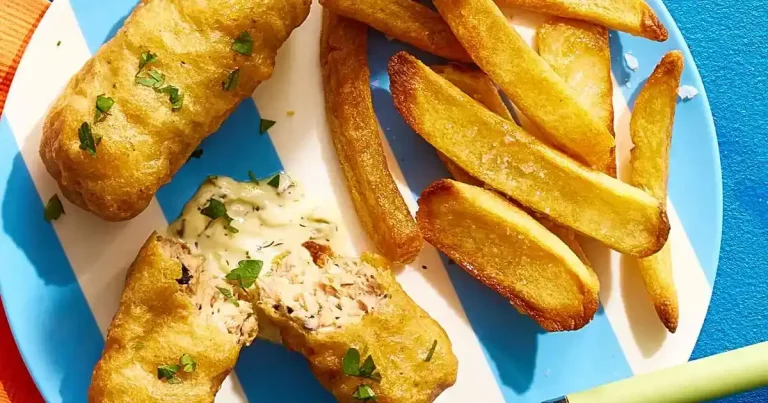 Foto da receita de Peixe com Batatas Fritas