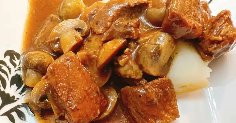 Foto da receita de Picadinho de Carne com Molho de Cogumelos