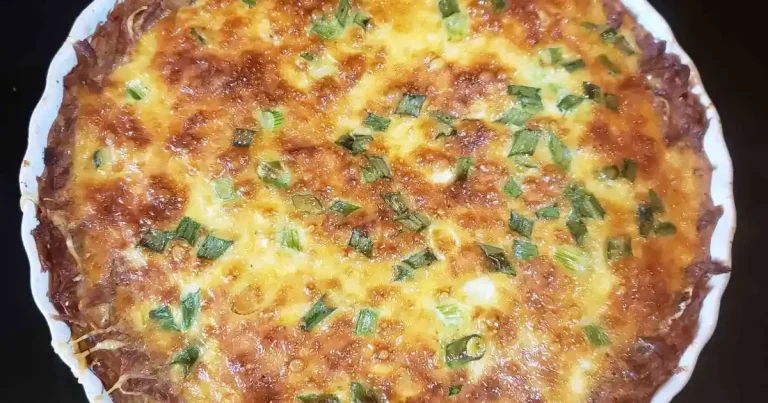 Foto da receita de Quiche de Bacon com Crosta de Batata Ralada