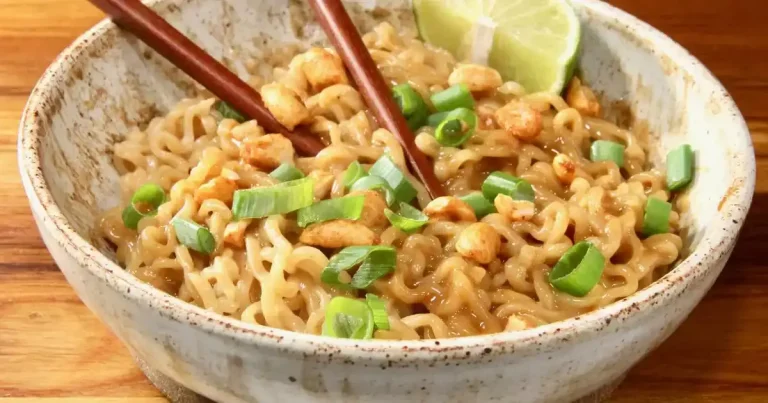 Foto da receita de Ramen com Manteiga de Amendoim