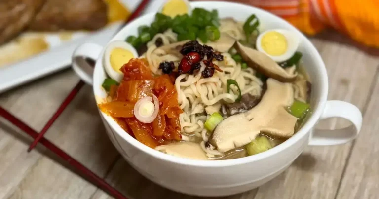 Foto da receita de Ramen de Cogumelos
