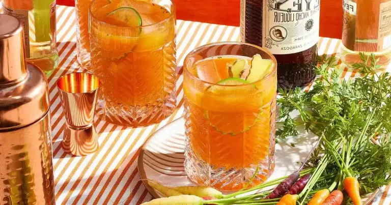 Foto da receita de Refresco Picante de Cenoura e Gengibre