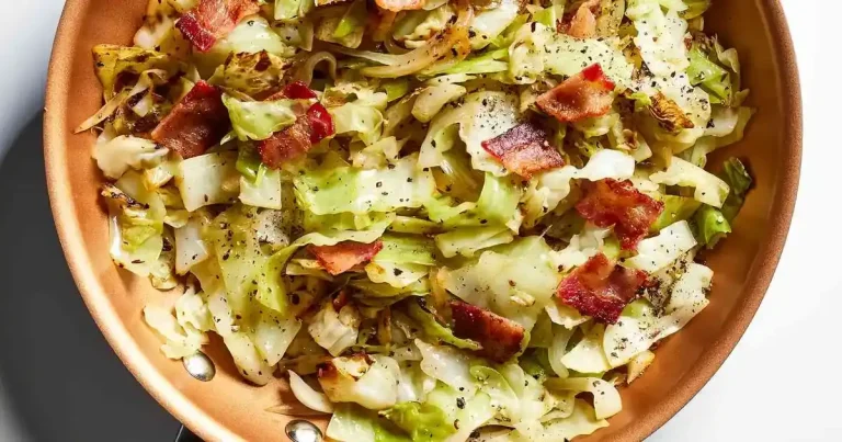 Foto da receita de Repolho Frito com Bacon