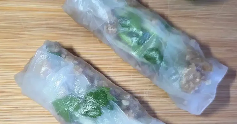 Foto da receita de Rolinho Primavera de Porco com Gengibre e Limão