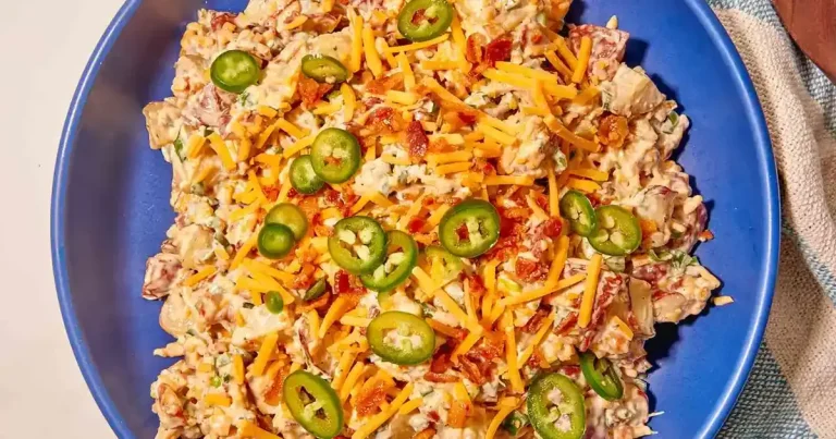 Foto da receita de Salada de Batata com Jalapeño e Cream Cheese