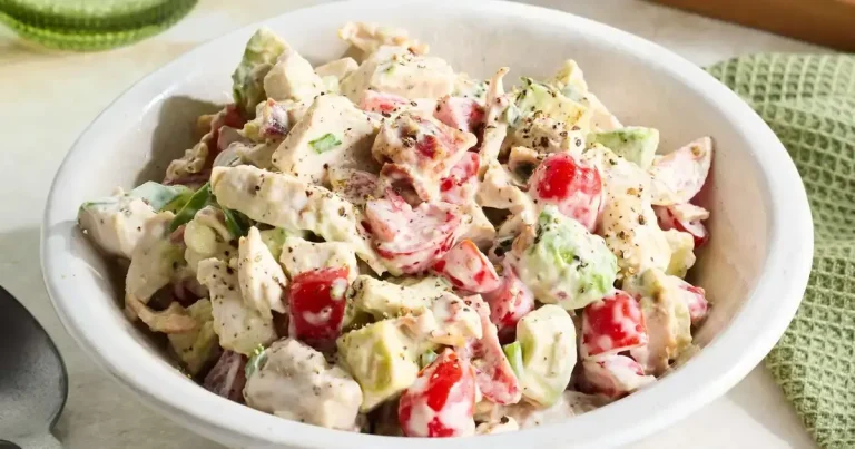 Foto da receita de Salada de Frango BLT