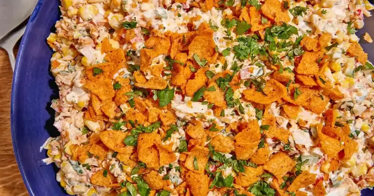 Foto da receita de Salada de Milho com Fritos de Queijo e Pimenta