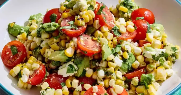 Foto da receita de Salada de Milho Grelhado com Abacate